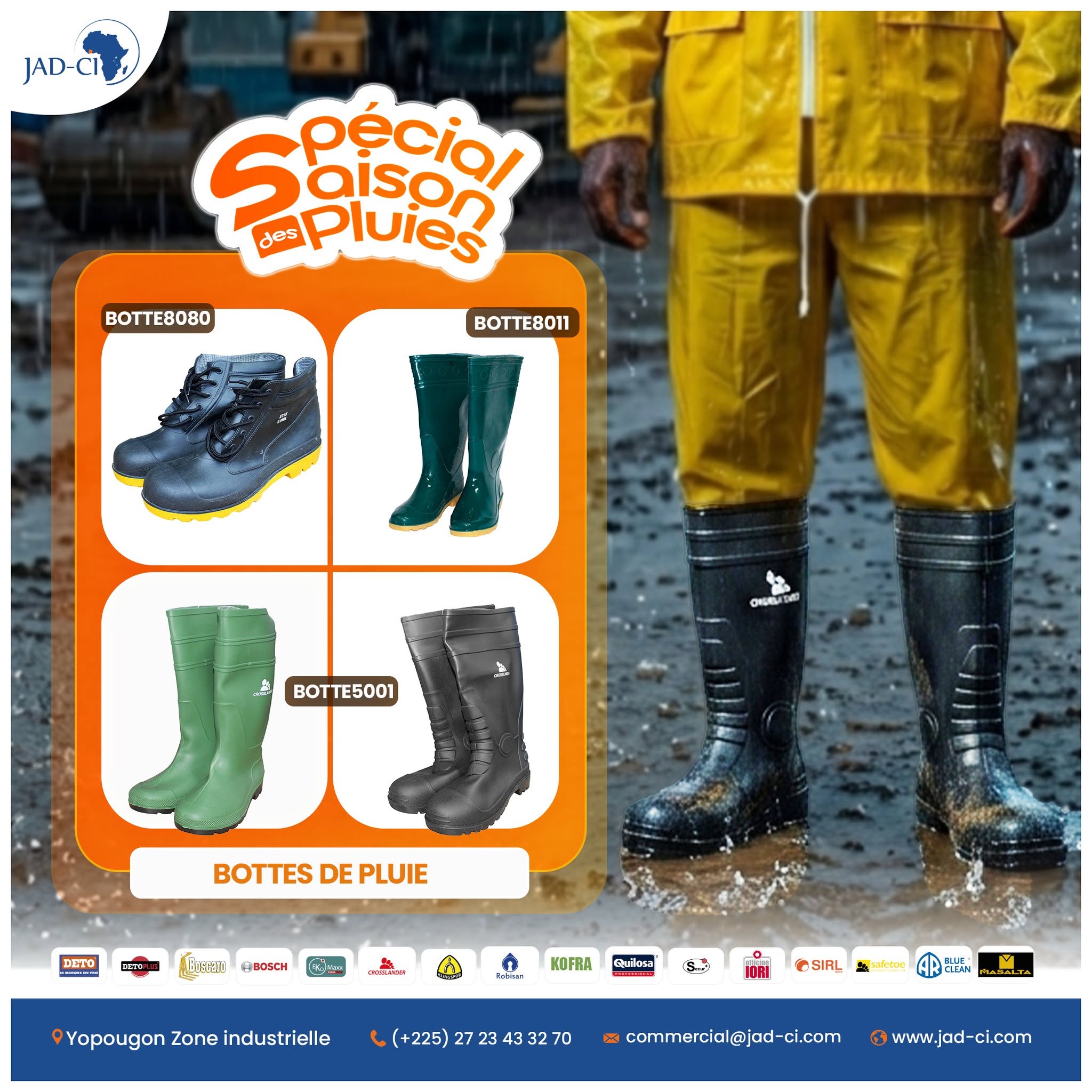 Bottes de pluie JAD-CI
